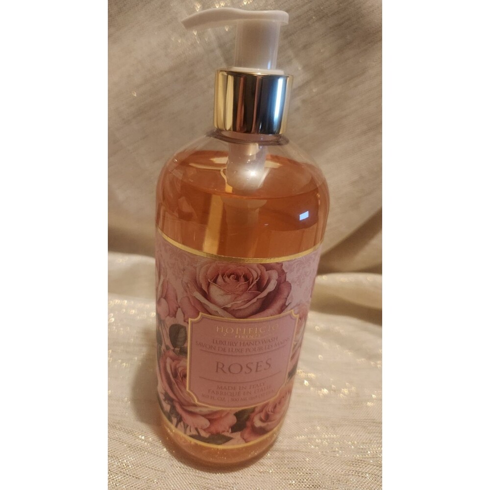 Hopificio Firenze Roses Luxury Hand Wash 16.9 fl. oz Made in Italy NEW